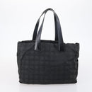 CHANEL Hand Bag Leather Nylon 5 Set Black Navy CC Auth bs29857-9