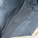 FENDI Zucchino Pecan Bag Canvas Coated Canvas 4 Set Black Brown Auth bs29858-24