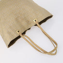 FENDI Zucchino Pecan Bag Canvas Coated Canvas 4 Set Black Brown Auth bs29858-4