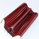 CHANEL Matelasse Wallet Leather Black Silver CC Auth bs29859-14