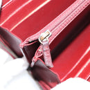 CHANEL Matelasse Wallet Leather Black Silver CC Auth bs29859-18