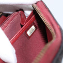 CHANEL Matelasse Wallet Leather Black Silver CC Auth bs29859-21