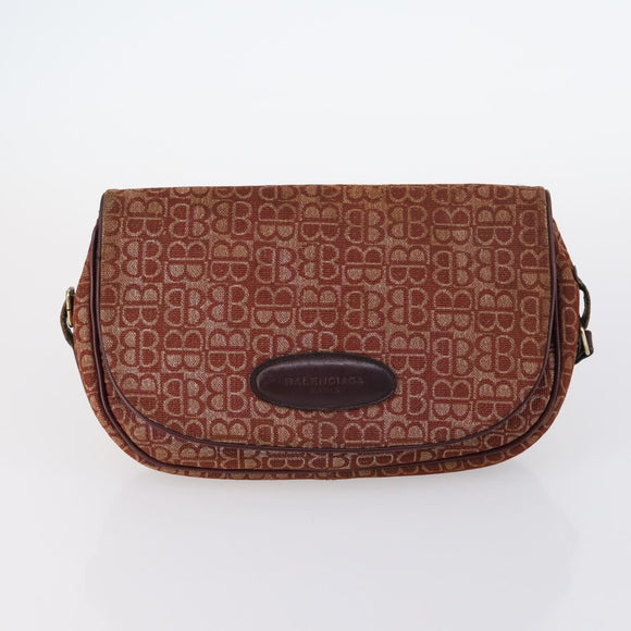 BALENCIAGA VALENTINO GIVENCHY Bag Leather Canvas 7 Set Brown Black Auth bs29863