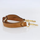 LOUIS VUITTON Adjustable Shoulder Strap Leather 35""-39"" Beige LV Auth bs29864-3