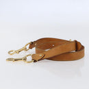 LOUIS VUITTON Adjustable Shoulder Strap Leather 35""-39"" Beige LV Auth bs29864-4