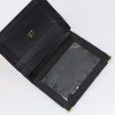 Dunhill Clutch Bag Leather 10 Set Black Navy Auth bs29865-14