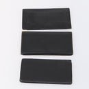 Dunhill Clutch Bag Leather 10 Set Black Navy Auth bs29865-19