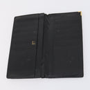 Dunhill Clutch Bag Leather 10 Set Black Navy Auth bs29865-20