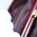 Chloe Hand Bag Leather 4 Set Bordeaux Black Ivory Auth bs29866-19