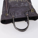 Chloe Hand Bag Leather 4 Set Bordeaux Black Ivory Auth bs29866-4