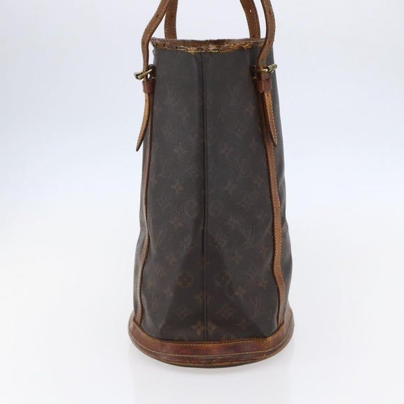 LOUIS VUITTON Monogram Bucket GM Shoulder Bag M42236 LV Auth bs29870