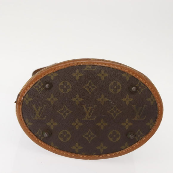 LOUIS VUITTON Monogram Bucket PM Shoulder Bag USA limited M42238 LV Auth bs29875