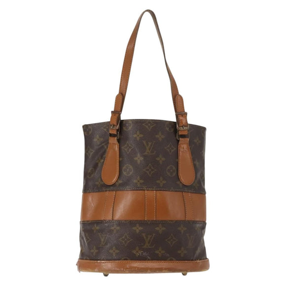 LOUIS VUITTON Monogram Bucket PM Shoulder Bag USA limited M42238 LV Auth bs29875