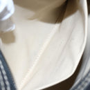 Christian Dior Honeycomb Canvas Pouch PVC Leather Black Auth bs29878-17