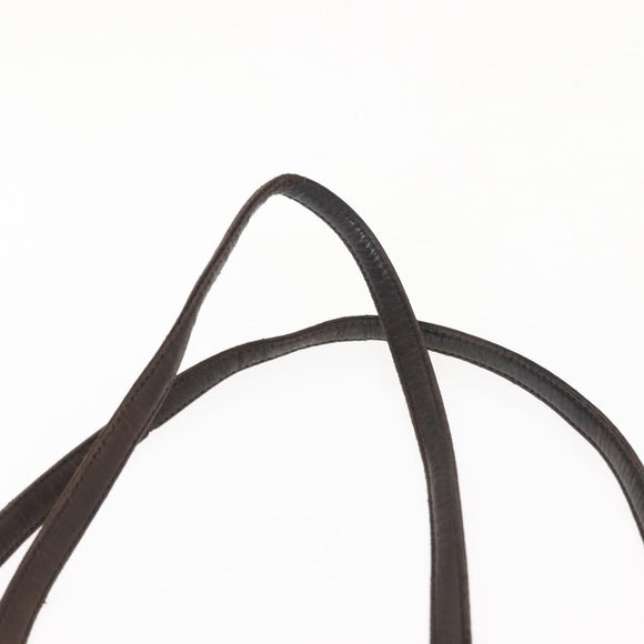 PRADA Tote Bag Nylon Khaki Silver Auth bs29880