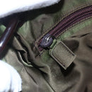 PRADA Chain Shoulder Bag Nylon Khaki Auth bs29881-18