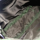 PRADA Chain Shoulder Bag Nylon Khaki Auth bs29881-11