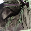 PRADA Chain Shoulder Bag Nylon Khaki Auth bs29881-19