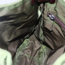 PRADA Chain Shoulder Bag Nylon Khaki Auth bs29881-20