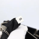 PRADA Tote Bag Nylon Leather Black Silver Auth bs29882-12