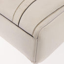 GUCCI Mini Abbey Boston Bag Leather White Gold 180942 Auth bs29883-17