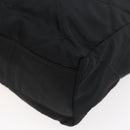 PRADA Quilted Chain Shoulder Bag Nylon Black Gold Auth bs29884-12