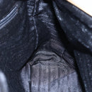 PRADA Quilted Chain Shoulder Bag Nylon Black Gold Auth bs29884-19