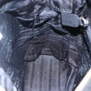 PRADA Quilted Chain Shoulder Bag Nylon Black Gold Auth bs29884-20