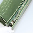 GUCCI Flora Continental Wallet Leather Green 376186 0959 Auth bs29886-18