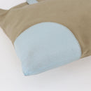 PRADA Tote Bag Canvas Beige Light Blue Auth bs29888-14