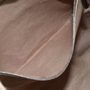 PRADA Tote Bag Canvas Beige Light Blue Auth bs29888-11