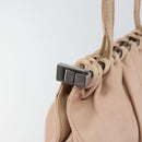 GUCCI Tote Bag Leather Beige Silver 002 1054 Auth bs29889-17