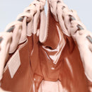 GUCCI Tote Bag Leather Beige Silver 002 1054 Auth bs29889-19