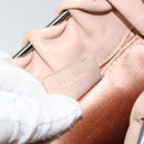 GUCCI Tote Bag Leather Beige Silver 002 1054 Auth bs29889-12