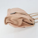 GUCCI Tote Bag Leather Beige Silver 002 1054 Auth bs29889-3