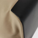 Berluti Calligraphy Tote Bag Canvas Leather Beige Silver Auth bs29891-12