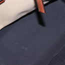 Berluti Calligraphy Tote Bag Canvas Leather Beige Silver Auth bs29891-16