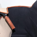 Berluti Calligraphy Tote Bag Canvas Leather Beige Silver Auth bs29891-17