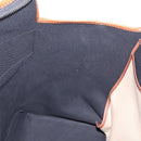 Berluti Calligraphy Tote Bag Canvas Leather Beige Silver Auth bs29891-18