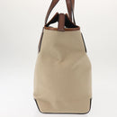 Berluti Calligraphy Tote Bag Canvas Leather Beige Silver Auth bs29891-5