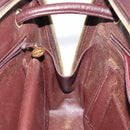 CHANEL V stitch Shoulder Bag Lamb Skin Brown Gold CC Auth bs29893-20