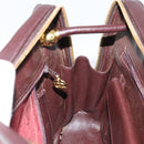 CHANEL V stitch Shoulder Bag Lamb Skin Brown Gold CC Auth bs29893-21