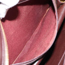 CHANEL V stitch Shoulder Bag Lamb Skin Brown Gold CC Auth bs29893-22