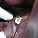 CHANEL V stitch Shoulder Bag Lamb Skin Brown Gold CC Auth bs29893-12