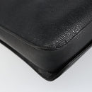 CHANEL Briefcase Caviar Skin Black Gold CC Auth bs29898-17