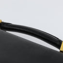 CHANEL Briefcase Caviar Skin Black Gold CC Auth bs29898-14