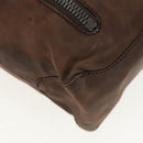 Berluti Shoulder Bag Leather Brown Silver Auth bs29899-16