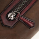 Berluti Shoulder Bag Leather Brown Silver Auth bs29899-21