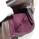 Berluti Shoulder Bag Leather Brown Silver Auth bs29899-22