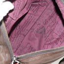 Berluti Shoulder Bag Leather Brown Silver Auth bs29899-11